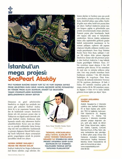  Platin-İstanbul’un Mega projesi Seapearl Ataköy