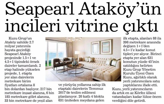  Habertürk- Seapearl Ataköy’ün incileri vitrine çıktı