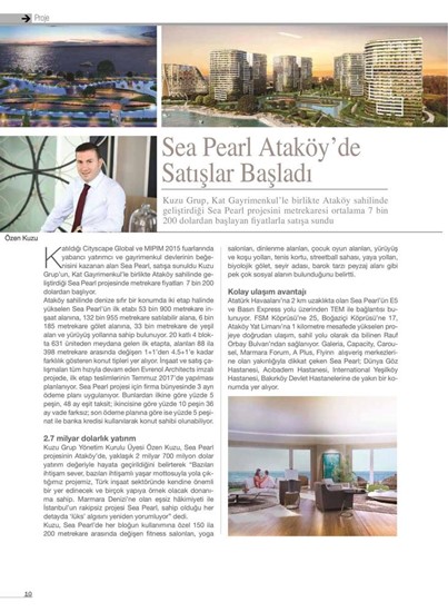  Indergi- Seapearl Ataköy’de Satışlar Başladı