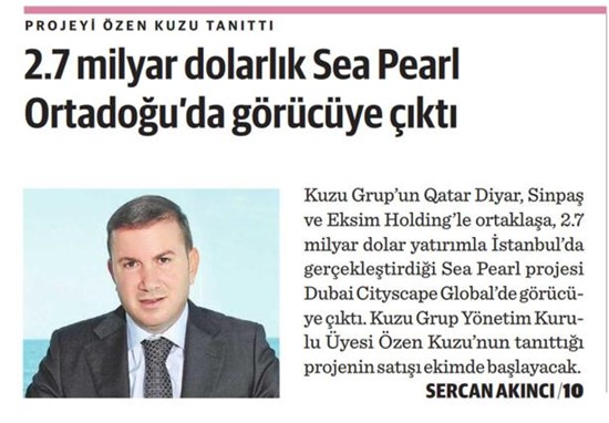  Dunya – 2.7 Milyar Dolarlık Seapearl Ortadoğu’da Görücüye Çıktı