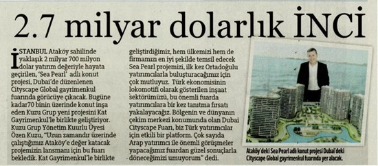  Hürriyet- 2.7 milyar dolarlık inci