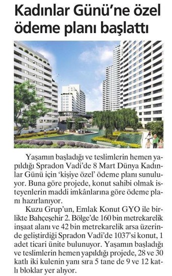  Milliyet -Kadınlar Gününe özel ödeme planı başlattı