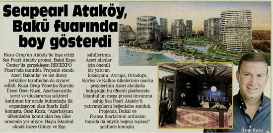  Posta-Seapearl Ataköy Bakü fuarında boy gösterdi
