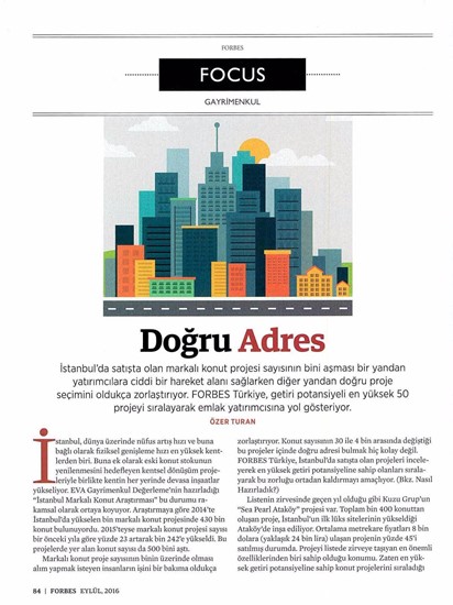  Forbes Türkiye-Doğru Adres